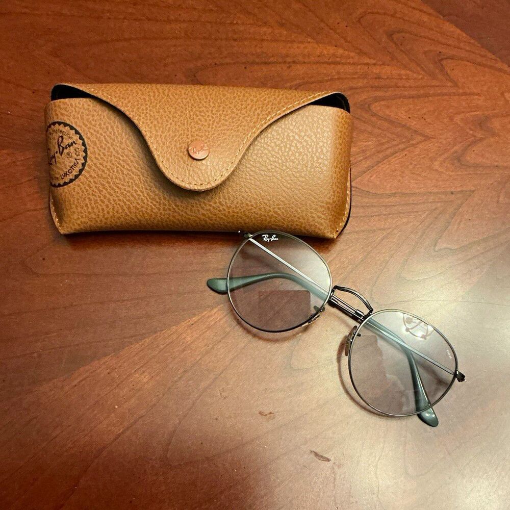 Ray-Ban Round Metal Evolve Photochromic Gunmetal Sung RB3447 004/T3 53☐21 Case52